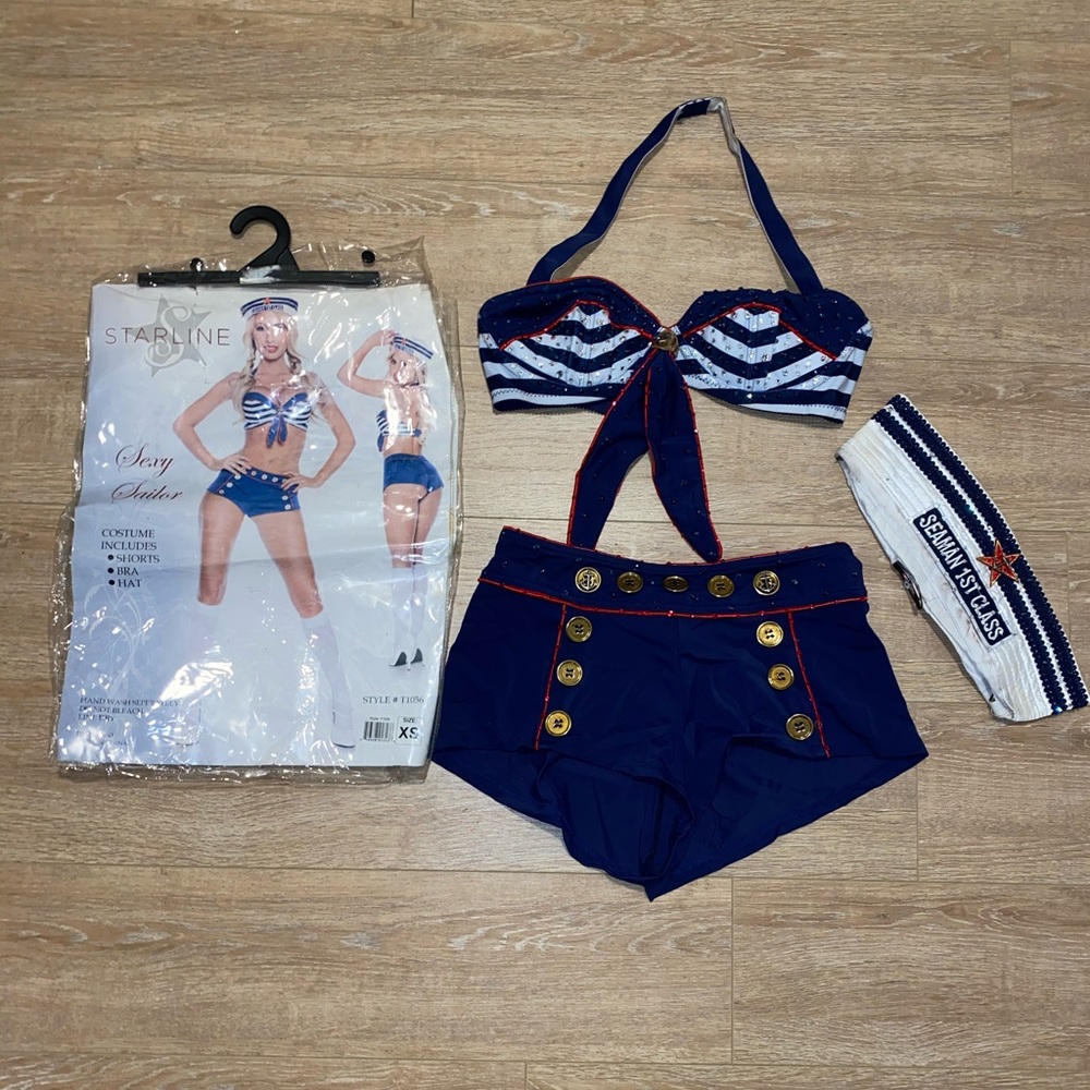 Navy girl Halloween costume size XS